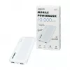 Logilink Mobiilne akupank, LiPo, 10000 mAh, USB-C sisend/väljund, valge