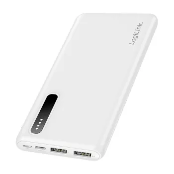 Logilink mobiilne akupank, LiPo, 8000 mAh, valge