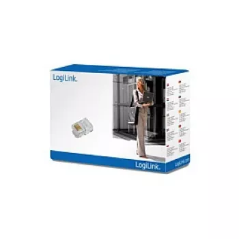 LogiLink modulaarpistik lamedatele kaablitele, RJ12 6P6C (MP0019)