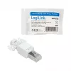 LogiLink modulaarne pistik RJ45 Cat.6A, UTP, ilma tööriistata, valge