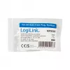 LogiLink modulaarne pistik RJ45 Cat.6A, UTP, ilma tööriistata, valge