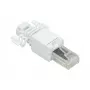 LogiLink modulaarne pistik RJ45 Cat.6A, UTP, ilma tööriistata, valge