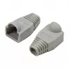 LogiLink modulaarne RJ45 pistiku kaablikaitse 6.5mm hall, 50tk