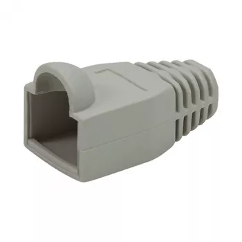 LogiLink modulaarne RJ45 pistiku kaablikaitse 6.5mm hall, 50tk