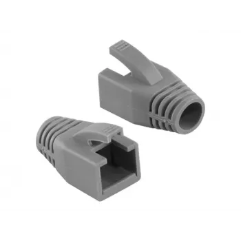 LogiLink MP0035 RJ45 tõmbekaitse kummikud, hallid, 50-pakk