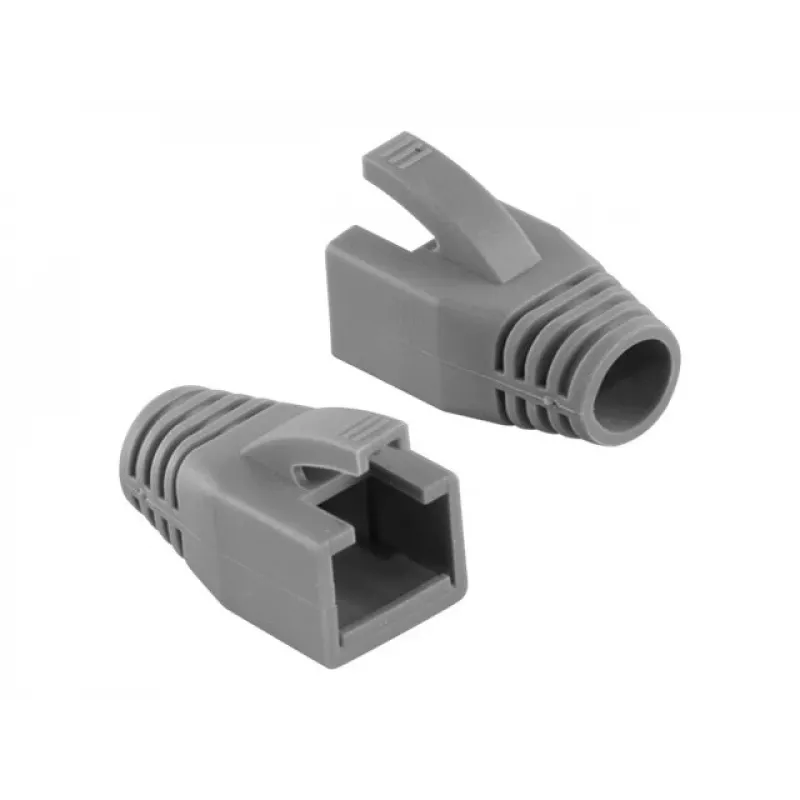 LogiLink MP0035 RJ45 tõmbekaitse kummikud, hallid, 50-pakk