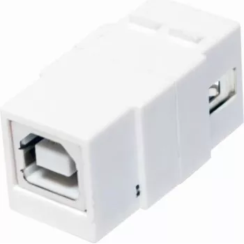 LogiLink NK0017 USB 2.0 A emane - B emane lame valge adapter