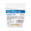 LogiLink NK0026 Keystone RCA emane - F emane ühendusmoodul, kollane