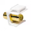 LogiLink NK0026 Keystone RCA emane - F emane ühendusmoodul, kollane
