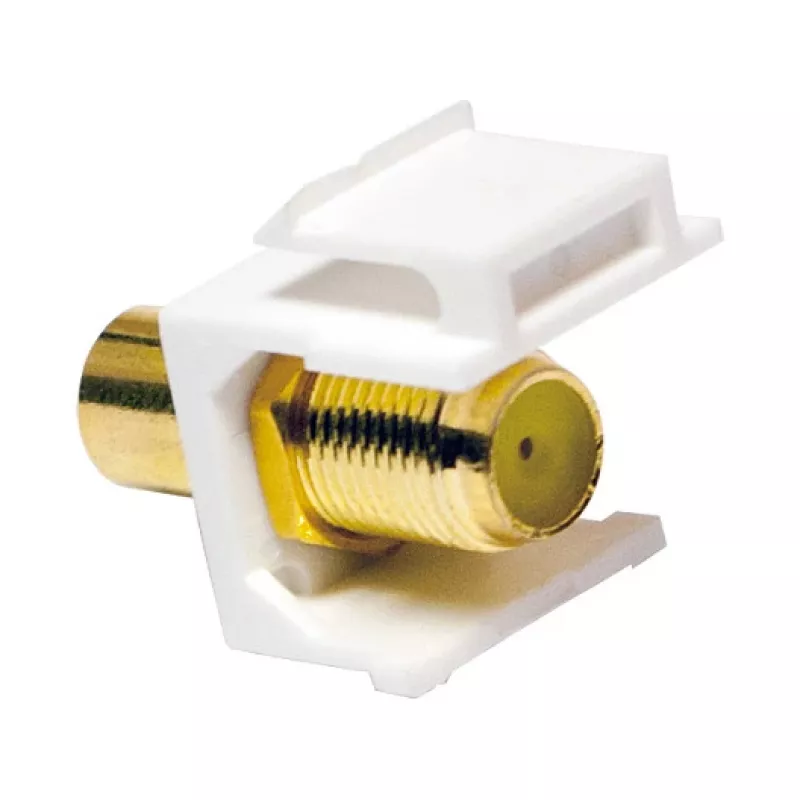 LogiLink NK0026 Keystone RCA emane - F emane ühendusmoodul, kollane