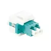 LogiLink NK0031 Keystone LC-Duplex Multimode OM3/OM4 Fiiberoptiline Sidur, Aqua