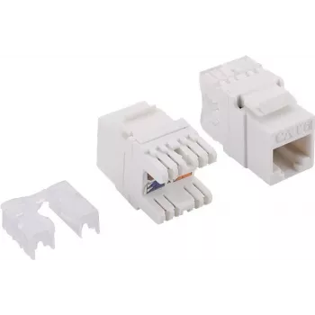 LogiLink NK4005 Cat.6 UTP RJ45 Keystone Jack, valge
