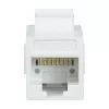 LogiLink NK4012W Cat.6 UTP Keystone Jätkuklemm, 2x RJ45, Valge