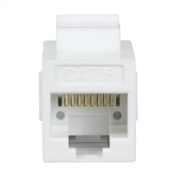LogiLink NK4012W Cat.6 UTP Keystone Jätkuklemm, 2x RJ45, Valge
