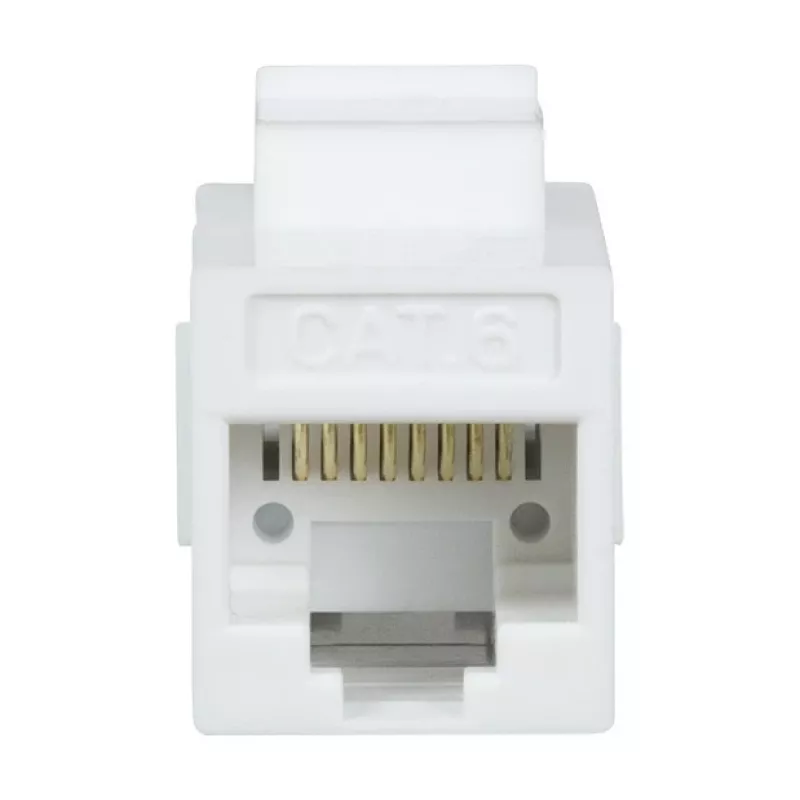 LogiLink NK4012W Cat.6 UTP Keystone Jätkuklemm, 2x RJ45, Valge