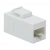 LogiLink NK4012W Cat.6 UTP Keystone Jätkuklemm, 2x RJ45, Valge