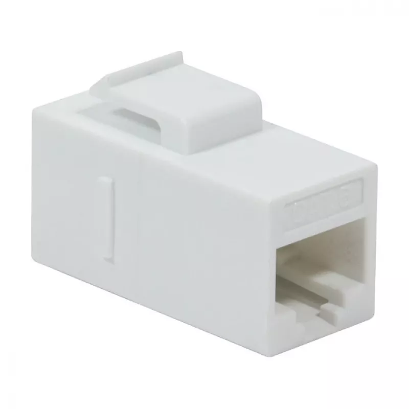 LogiLink NK4012W Cat.6 UTP Keystone Jätkuklemm, 2x RJ45, Valge