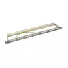 LogiLink NK4039 Keystone patch-paneel, 24 porti, 0.5U, varjestatud, hall - 19 tolli rack-kinnitus