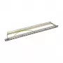 LogiLink NK4039 Keystone patch-paneel, 24 porti, 0.5U, varjestatud, hall - 19 tolli rack-kinnitus