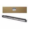 LogiLink NK4045 Keystone patch-paneel 1U 48 porti varjestamata Must