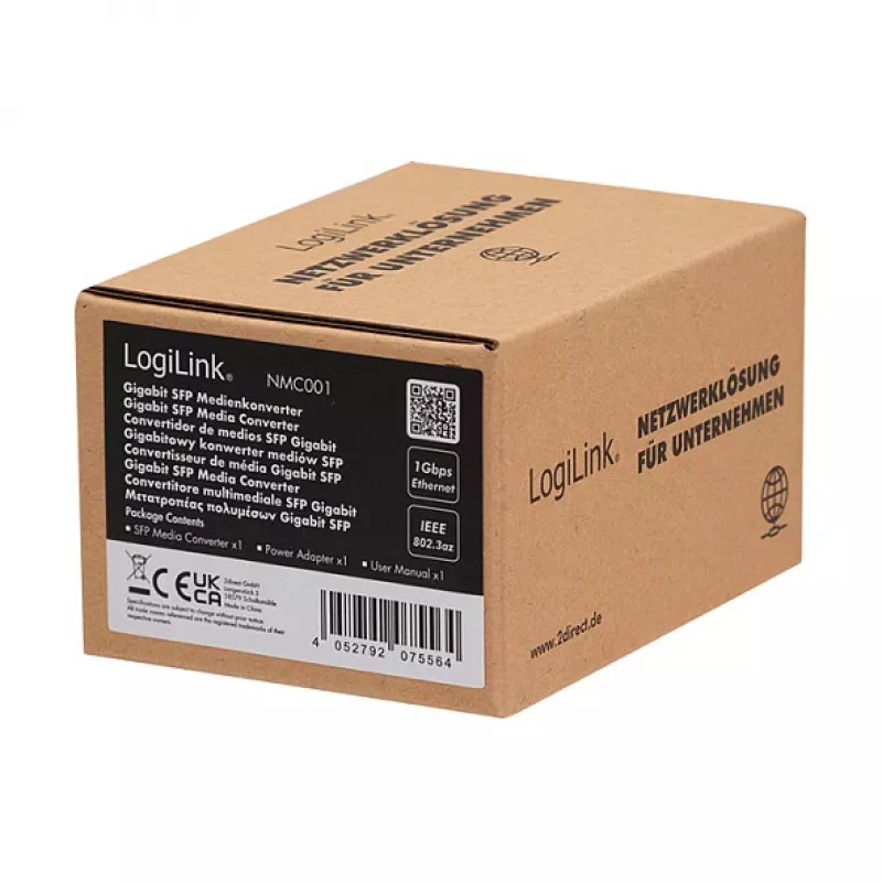 Logilink NMC001 Gigabit Meediakonverter RJ45 SFP-le