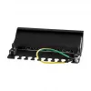 LogiLink NP0017B patch-paneel – 8 porti Cat6 STP, seinale/laua alla paigaldatav, must