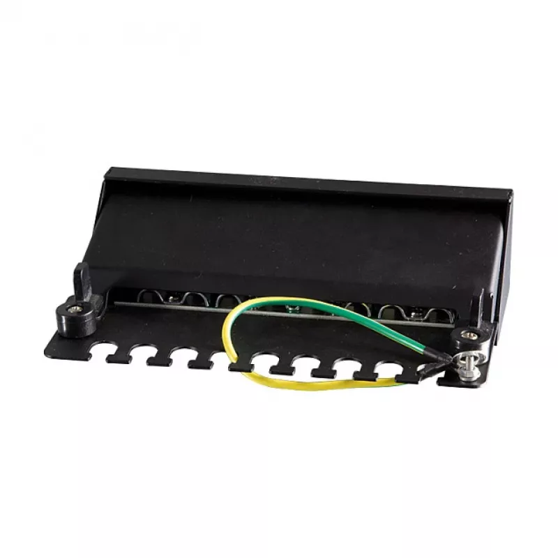 LogiLink NP0017B patch-paneel – 8 porti Cat6 STP, seinale/laua alla paigaldatav, must