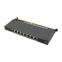 LogiLink NP0064B laua- jaotuspaneel, 8 porti Cat6A STP, 0.5 HE, must