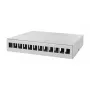 LOGILINK NP0094 Koonduspunkti karp 12 pordiga, lauale/seinale/DIN-liistule, helehall