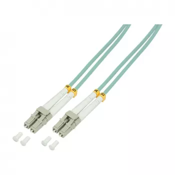 LogiLink OM3 LC/LC Duplex Multimode Fiiberkaabel 20m Aqua