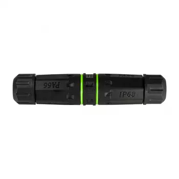 Logilink välistingimustes kiudoptiline simplex SC-pistik kahe kaabli läbiviiguga, IP65, hall