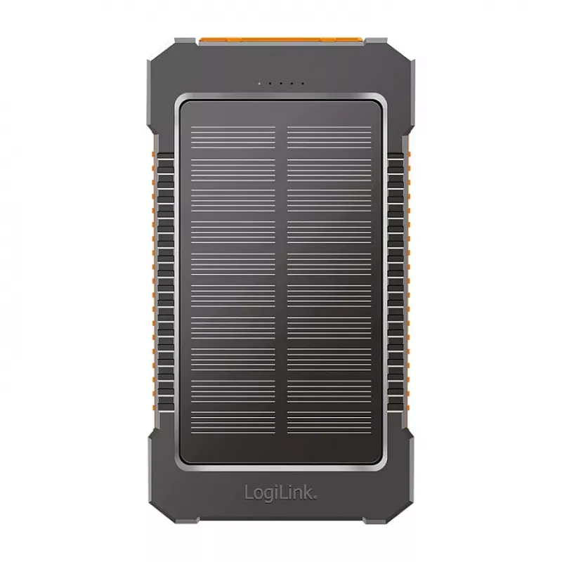 LogiLink PA0321 päikesepatarei 6000 mAh USB-C-ga, IP65, must