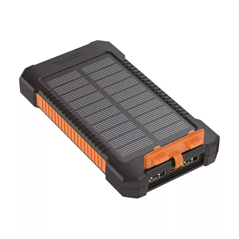 LogiLink PA0321 päikesepatarei 6000 mAh USB-C-ga, IP65, must