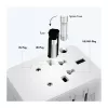 LOGILINK PA0357 USB-A/C reisilaadija, 70 W GaN, 4 pordiga, 2x USB-A (QC), 2x USB-C (PD), sihvakas, valge