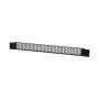LogiLink PN110B 19-tolline 1U ventileeritav riiulipaneel must RAL 9005