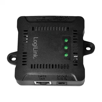 LogiLink POE005 PoE Jaotur, 1-Pordine Gigabit, 24W Max, 5/9/12V Alalisvoolu Väljund