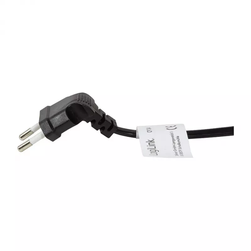 LogiLink toitekaabel Europlug CEE 7/16 – IEC C7, 0,75 m, must