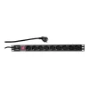LogiLink Power Distribution Unit (Rack-Mountable) - AC 250 V - 3500 Watt - Input: CEE 7/7 - Outputs: 9 (Power)