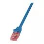 LogiLink PrimeLine Cat.6 U/UTP vaskjuhtmega patch-kaabel, RJ45, 10m, sinine