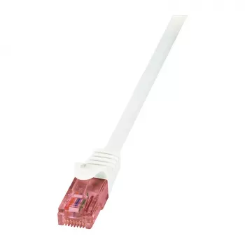 LogiLink PrimeLine Cat.6 U/UTP Bare Copper Patch-kaabel, valge, 1,5 m