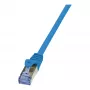 LogiLink PrimeLine Cat.6A S/FTP patchkaabel, 0,25 m, sinine