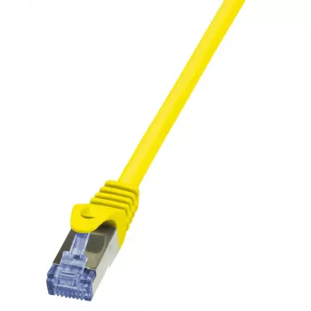 LogiLink PrimeLine Cat.6A S/FTP patchkaabel, 0,25m, kollane