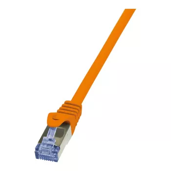 LogiLink PrimeLine Cat.6A S/FTP PIMF patch-kaabel, 10G, RJ45, LSZH, 0,25m, oranž