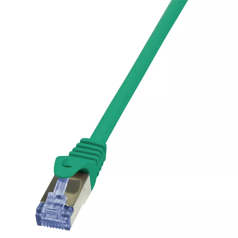 LogiLink PrimeLine Cat6a 10G S/FTP PIMF RJ45 patch-kaabel 0,5m roheline LSZH (CQ3025S)
