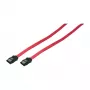LogiLink SATA III andmekaabel lukustuvate pistikutega, 6 Gbps, punane, 0,9 m