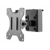 LOGILINK Slatwall Pivot Monitor Mount, 13-27 inch, VESA 75/100, 8 kg, Must