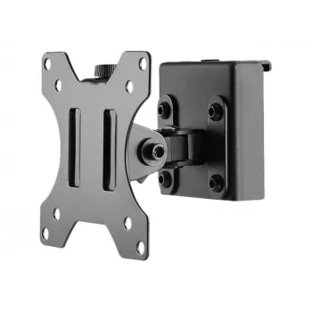 LOGILINK Slatwall Pivot Monitor Mount, 13-27 inch, VESA 75/100, 8 kg, Must