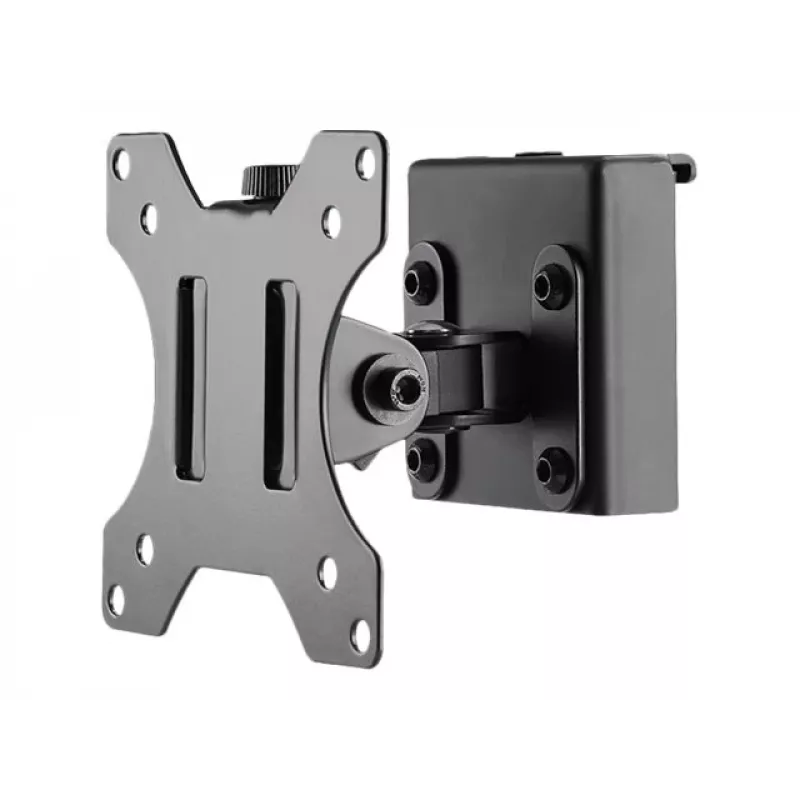 LOGILINK Slatwall Pivot Monitor Mount, 13-27 inch, VESA 75/100, 8 kg, Must