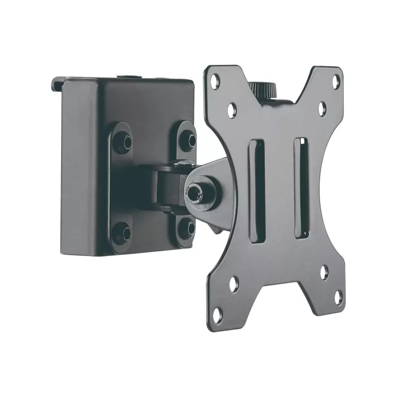 LOGILINK Slatwall Pivot Monitor Mount, 13-27 inch, VESA 75/100, 8 kg, Must