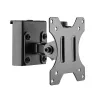 LOGILINK Slatwall Pivot Monitor Mount, 13-27 inch, VESA 75/100, 8 kg, Must